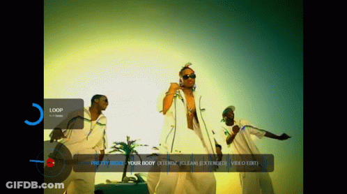 Group Of Men Dancing Loop GIF