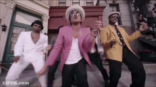 Group Of Men Dancing On Street GIF