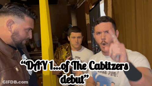 Group Of Men Day 1 Of The Cabitzers Debut GIF