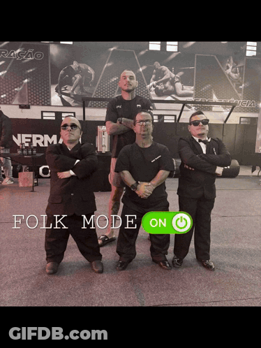 Group Of Men Folk Mode GIF