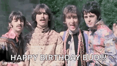 Group Of Men Happy Birthday Bud GIF