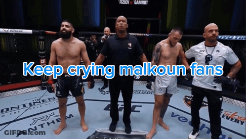 Group Of Men In Boxing Ring Keep Crying Malkoun Fans GIF