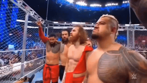 Group Of Men In Cage GIF