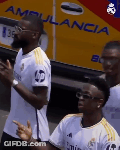 Group Of Men In Front Of Ambulancia Ambulance GIF