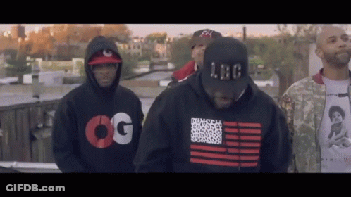 Group Of Men In OG Hoodies GIF