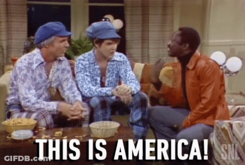 Group Of Men On Couch This Is America GIF