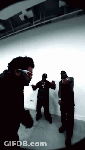 Group Of Men One Wearing Sunglasses GIF
