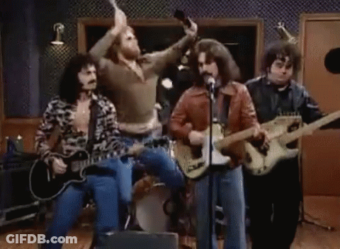 Group Of Men Playing Guitars And Singing GIF
