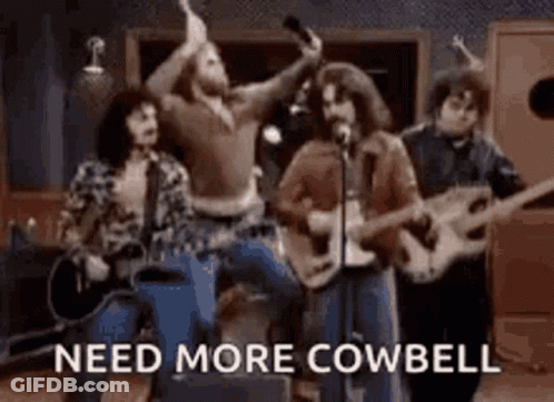 Group Of Men Playing Instruments And Singing GIF