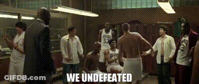 Group Of Men Saying We Undefeated GIF
