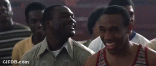 Group Of Men Sitting In A Row Laughing GIF