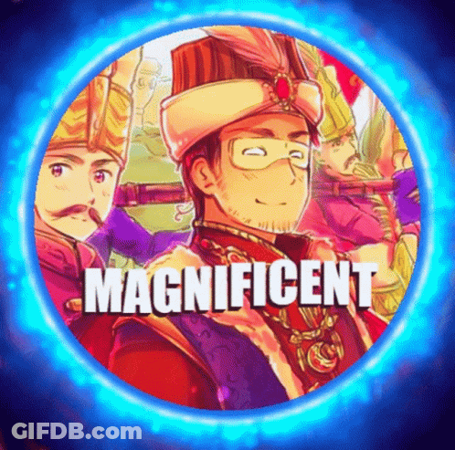 Group Of Men Standing In Circle Saying Magnificent GIF