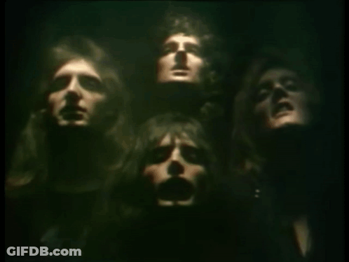 Group Of Men Standing In Dark Room GIF