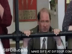 Group Of Men Standing Next To Blue Car GIF