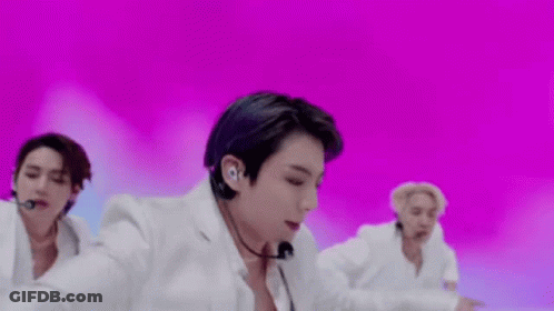 Group Of Men Standing On Stage GIF