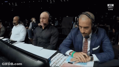 Group Of Men Watching UFC Live On Monitor GIF