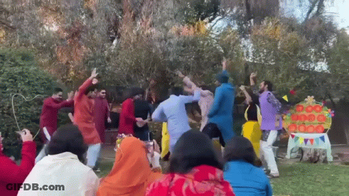 Group Of People Dancing GIF