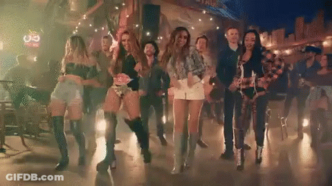 Group Of People Dancing At Party GIF