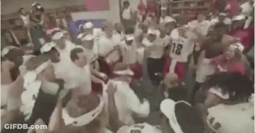 Group Of People Dancing In A Room GIF