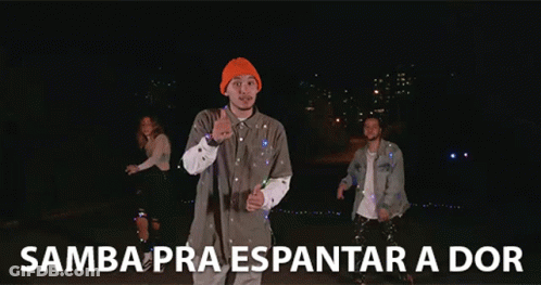 Group Of People Dancing In Dark Samba Pra Espantar A Dor GIF
