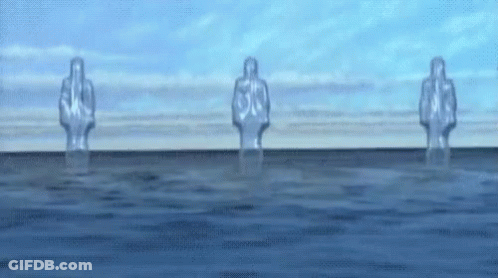 Group Of People Dancing In Water GIF