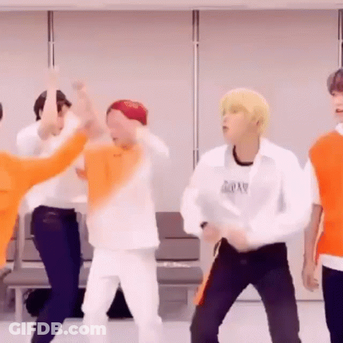 Group Of People Dancing GIF