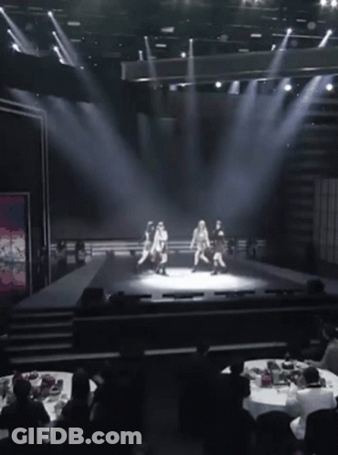 Group Of People Dancing On Stage GIF