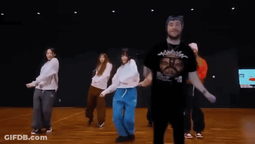Group Of People Dancing On Stage GIF