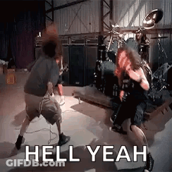 Group Of People Dancing Saying Hell Yeah GIF