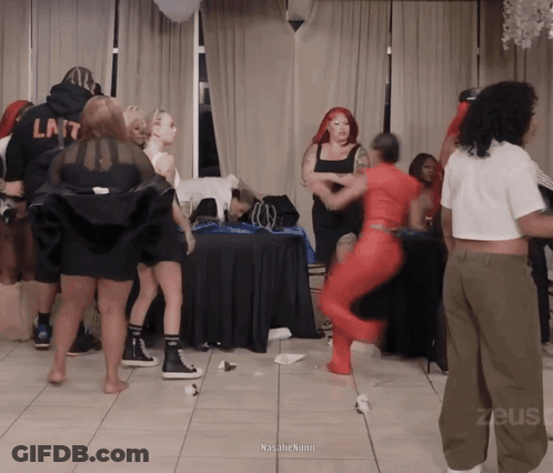 Group Of People Dancing Zeus GIF
