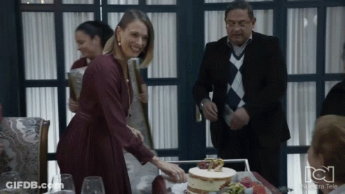 Group Of People Gathered In Room With Nuestra Tele GIF