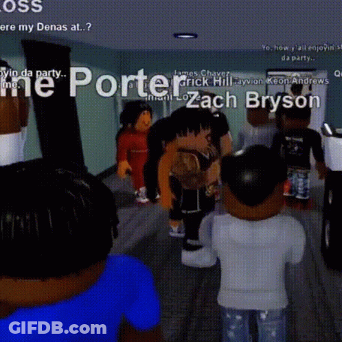 Group Of People Gathered With Me Porter Zach Bryson GIF
