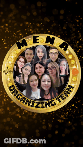 Group Of People In Circle Mena Organizing Team GIF