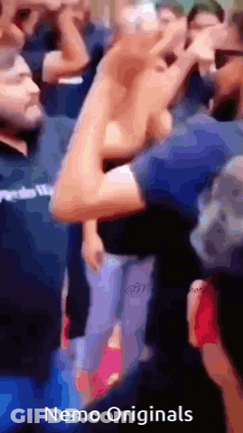 Group Of People In Crowd Nemo Originals GIF