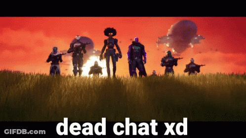 Group Of People In Field Dead Chat XD GIF
