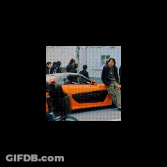 Group Of People In Front Of Car GIF