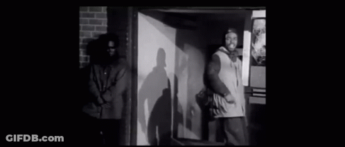 Group Of People In Front Of Fence The Method GIF