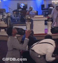 Group Of People In Room With K2 Sign GIF