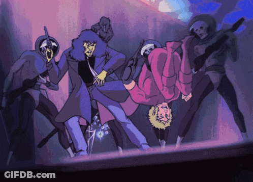 Group Of People Including Woman In Pink Dress GIF