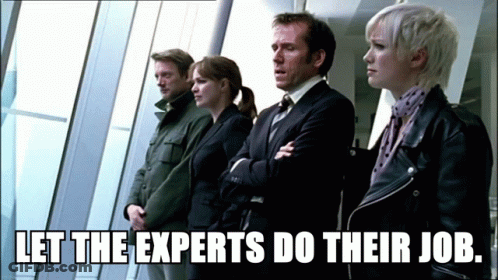 Group Of People Let The Experts Do Their Job GIF