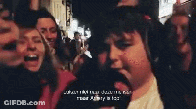Group Of People Making Funny Faces GIF