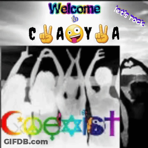 Group Of People Making Heart Shape Welcome To Chaoya GIF