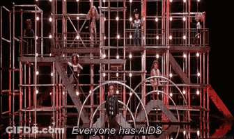 Group Of People On Stage Everyone Has Aids GIF