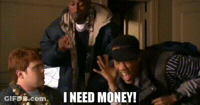 Group Of People Saying I Need Money GIF
