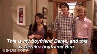 Group Of People Saying This Is My Boyfriend Derek GIF