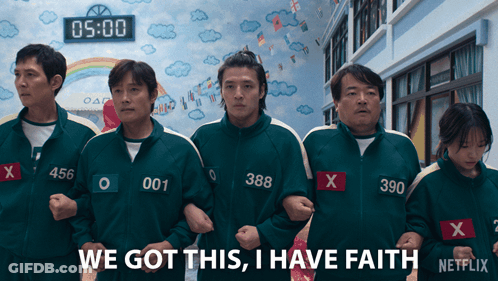 Group Of People Saying We Got This I Have Faith GIF