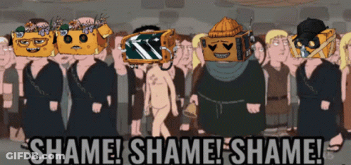 Group Of People Shame Shame Shame GIF
