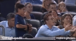 Group Of People Sitting In A Stadium GIF
