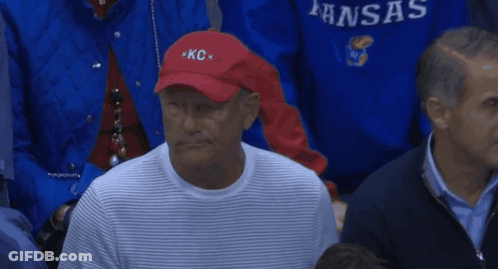 Group Of People Sitting In Stadium Watching Game GIF
