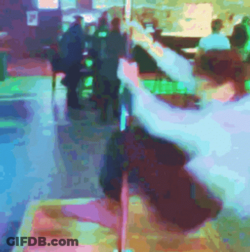 Group Of People Standing Around Table GIF